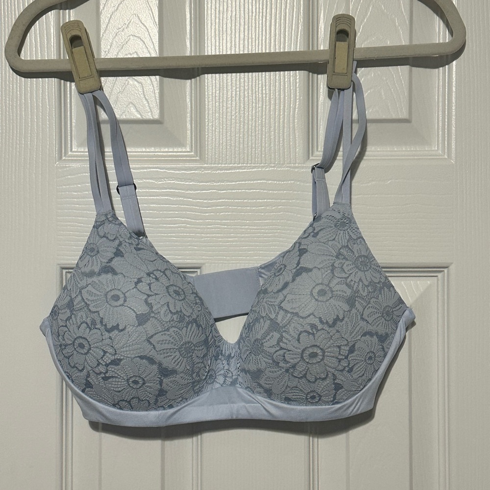 Light blue aerie real sunnie wireless bra NWOT